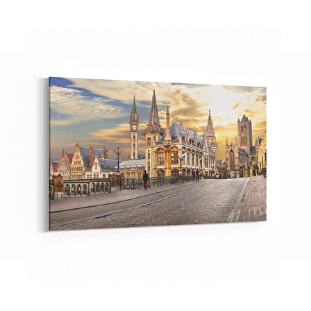 Olla 18424Y Yapı Görseli Yatay Kanvas Tablo (Ölçü: 45X30)