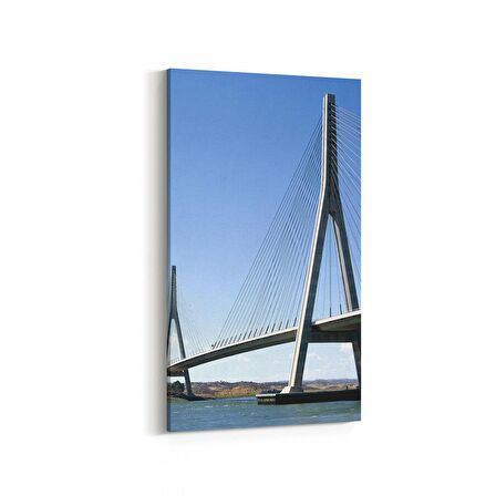 Olla 18867DD Yapı Görseli Dikey Dar Kanvas Tablo (Ölçü: 40X80)