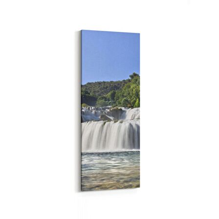 Olla 13287DI Doğa / Manzara Görseli Dikey İnce Kanvas Tablo (Ölçü: 40X120)
