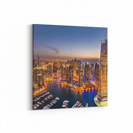 Olla 18302K4 Yapı Görseli Kare 4'lü Kanvas Tablo (Ölçü: 145X145)