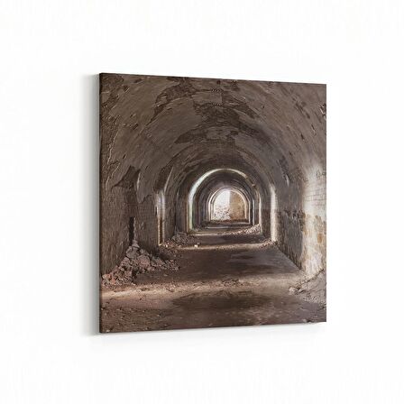 Olla 18594K Yapı Görseli Kare Kanvas Tablo (Ölçü: 30X30)