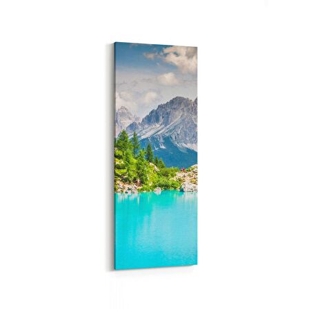 Olla 13736DI Doğa / Manzara Görseli Dikey İnce Kanvas Tablo (Ölçü: 40X120)