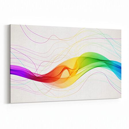 Olla 10065Y Abstract Görsel Yatay Kanvas Tablo (Ölçü: 30X20)