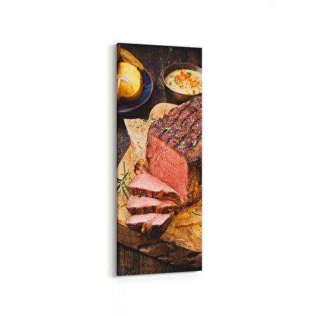 Olla 15107DI Gıda Görseli Dikey İnce Kanvas Tablo (Ölçü: 40X120)