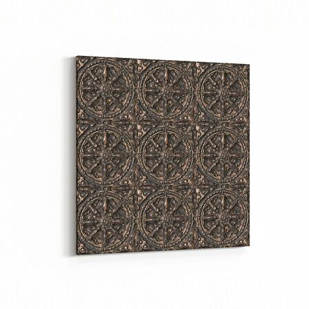 Olla 16273K Heykel / Sanat Görseli Kare Kanvas Tablo (Ölçü: 100X100)