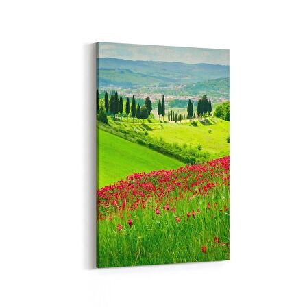 Olla 13361D Doğa / Manzara Görseli Dikey Kanvas Tablo (Ölçü: 60X90)