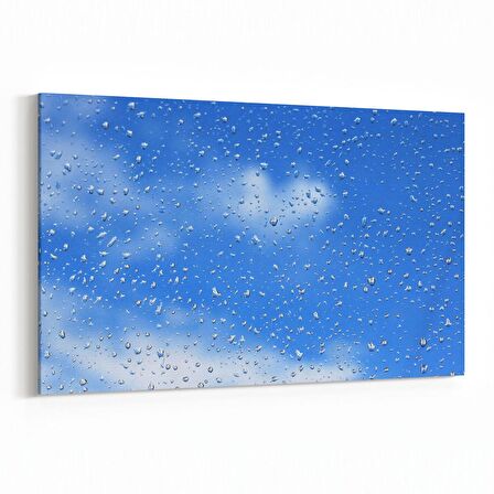 Olla 15726Y Gökyüzü Bulut Görseli  Yatay Kanvas Tablo (Ölçü: 45X30)