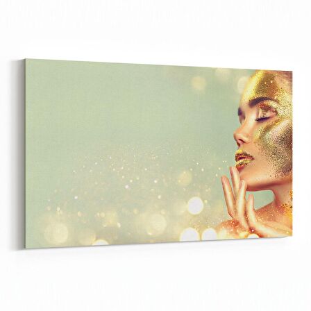 Olla 16791Y Model / Manken Görseli Yatay Kanvas Tablo (Ölçü: 120X80)