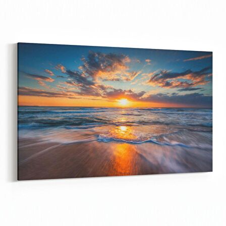 Olla 15901Y Günbatımı Görseli Yatay Kanvas Tablo (Ölçü: 90X60)