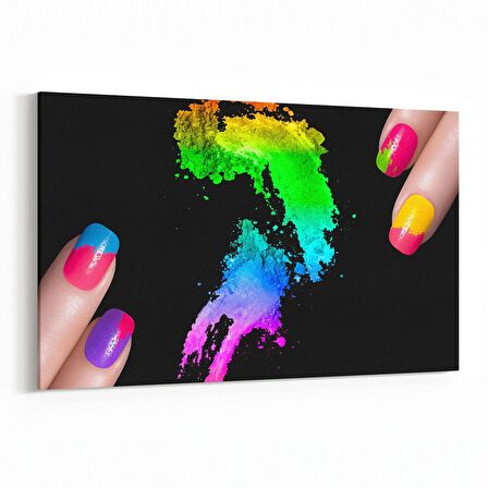 Olla 16314Y Kuaför / Berber Görseli Yatay Kanvas Tablo (Ölçü: 150X100)