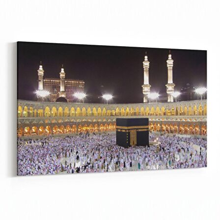 Olla 13054Y Dini Görsel Yatay Kanvas Tablo (Ölçü: 90X60)