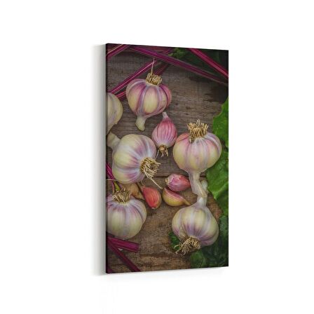 Olla 15287DD Gıda Görseli Dikey Dar Kanvas Tablo (Ölçü: 40X80)