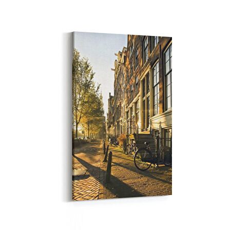 Olla 18154D Yapı Görseli Dikey Kanvas Tablo (Ölçü: 60X90)