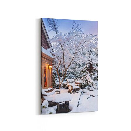 Olla 18643D Yapı Görseli Dikey Kanvas Tablo (Ölçü: 60X90)