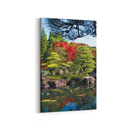 Olla 14604D Doğa / Manzara Görseli Dikey Kanvas Tablo (Ölçü: 70X105)