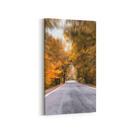 Olla 13306DD Doğa / Manzara Görseli Dikey Dar Kanvas Tablo (Ölçü: 60X120)