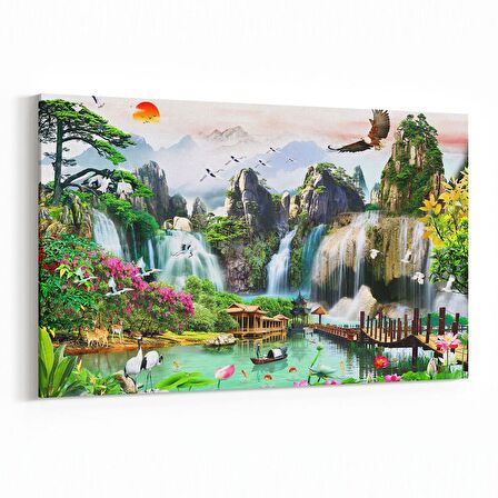 Olla 13574Y Doğa / Manzara Görseli Yatay Kanvas Tablo (Ölçü: 70X50)