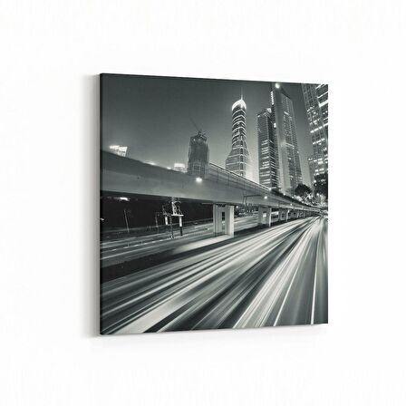 Olla 18632K Yapı Görseli Kare Kanvas Tablo (Ölçü: 25X25)