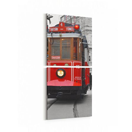 Olla 18376KD Yapı Görseli Kare 2'li Dikey Kanvas Tablo (Ölçü: 30X65)