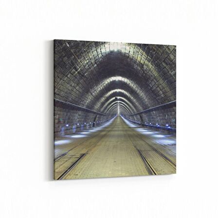 Olla 18875K Yapı Görseli Kare Kanvas Tablo (Ölçü: 30X30)