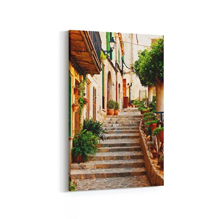 Olla 18256D Yapı Görseli Dikey Kanvas Tablo (Ölçü: 20X30)