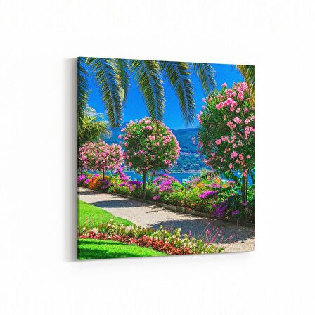 Olla 13443K Doğa / Manzara Görseli Kare Kanvas Tablo (Ölçü: 25X25)