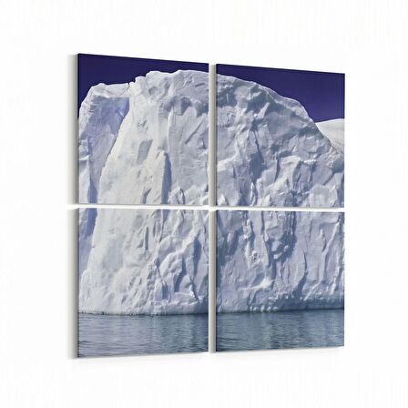 Olla 14126K4 Doğa / Manzara Görseli Kare 4'lü Kanvas Tablo (Ölçü: 125X125)