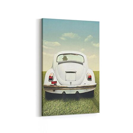 Olla 12285D Araç Görseli Dikey Kanvas Tablo (Ölçü: 100X150)
