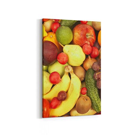 Olla 15144D Gıda Görseli Dikey Kanvas Tablo (Ölçü: 60X90)