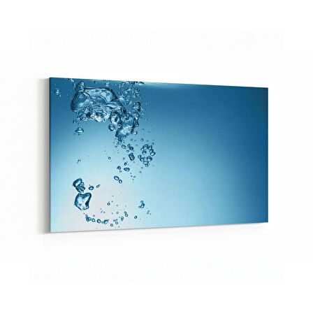 Olla 17234Y Su / Damla Görseli Yatay Kanvas Tablo (Ölçü: 45X30)