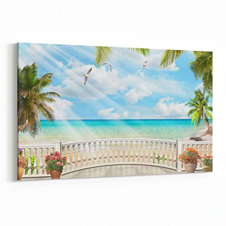 Olla 14149Y Doğa / Manzara Görseli Yatay Kanvas Tablo (Ölçü: 120X80)