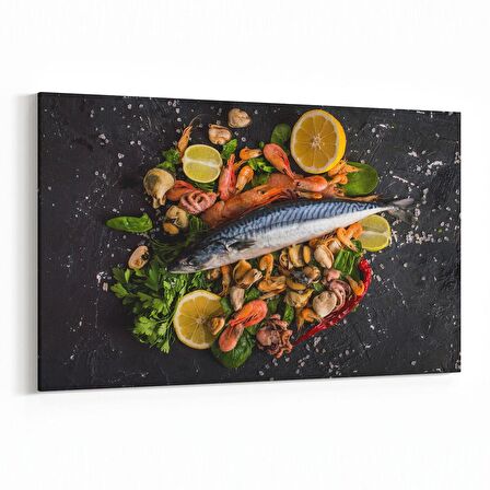 Olla 15267Y Gıda Görseli Yatay Kanvas Tablo (Ölçü: 30X20)