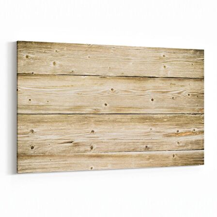 Olla 12010Y Ahşap Desen Görseli Yatay Kanvas Tablo (Ölçü: 30X20)