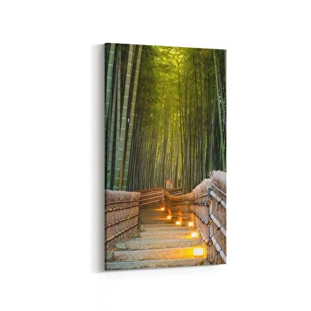 Olla 14097DD Doğa / Manzara Görseli Dikey Dar Kanvas Tablo (Ölçü: 40X80)