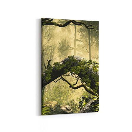 Olla 14343D Doğa / Manzara Görseli Dikey Kanvas Tablo (Ölçü: 100X150)