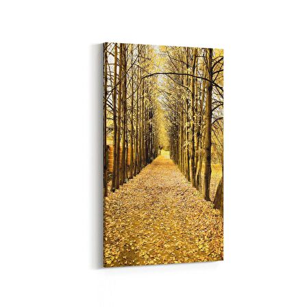Olla 14021DD Doğa / Manzara Görseli Dikey Dar Kanvas Tablo (Ölçü: 30X60)