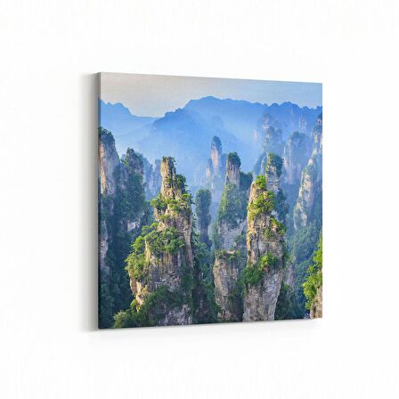 Olla 14062K Doğa / Manzara Görseli Kare Kanvas Tablo (Ölçü: 25X25)