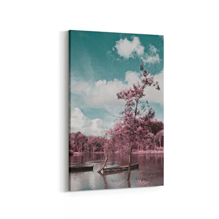 Olla 14523D Doğa / Manzara Görseli Dikey Kanvas Tablo (Ölçü: 60X90)