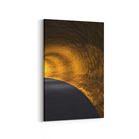 Olla 18468D Yapı Görseli Dikey Kanvas Tablo (Ölçü: 60X90)