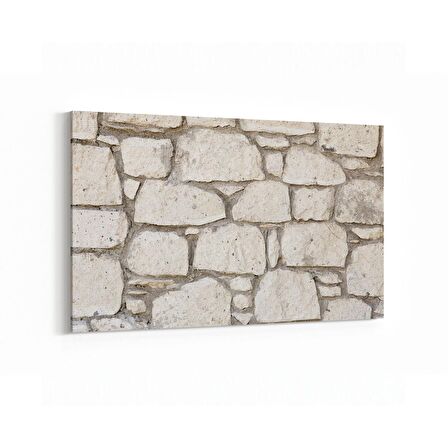 Olla 17360Y Taş / Tuğla Görseli Yatay Kanvas Tablo (Ölçü: 45X30)