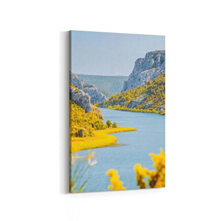 Olla 13408D Doğa / Manzara Görseli Dikey Kanvas Tablo (Ölçü: 60X90)