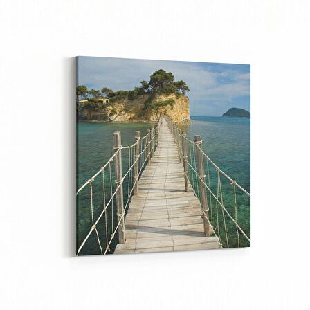 Olla 13175K Doğa / Manzara Görseli Kare Kanvas Tablo (Ölçü: 30X30)