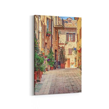 Olla 18461D Yapı Görseli Dikey Kanvas Tablo (Ölçü: 70X105)