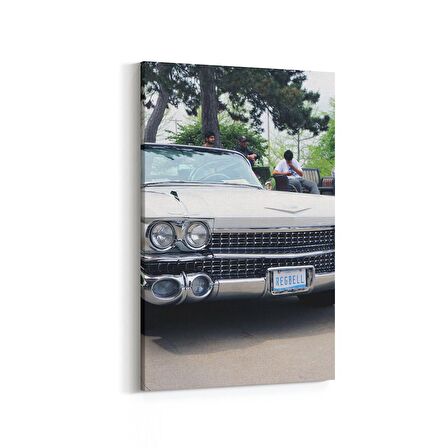Olla 12394D Araç Görseli Dikey Kanvas Tablo (Ölçü: 60X90)