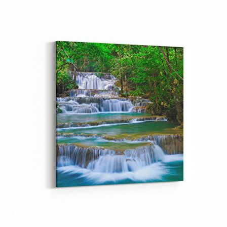 Olla 14252K Doğa / Manzara Görseli Kare Kanvas Tablo (Ölçü: 25X25)