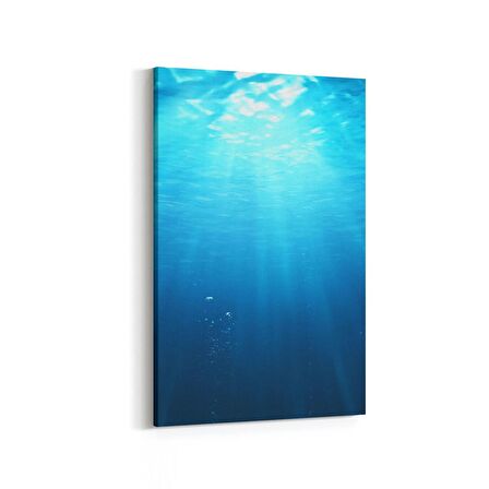 Olla 12992D Deniz / Okyanus Görseli Dikey Kanvas Tablo (Ölçü: 40X60)