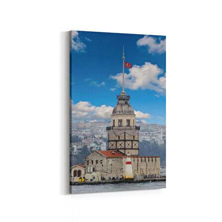 Olla 18285D Yapı Görseli Dikey Kanvas Tablo (Ölçü: 20X30)