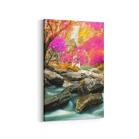 Olla 13943D Doğa / Manzara Görseli Dikey Kanvas Tablo (Ölçü: 60X90)