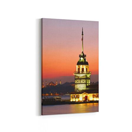 Olla 18044D Yapı Görseli Dikey Kanvas Tablo (Ölçü: 70X105)