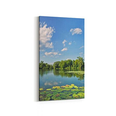 Olla 14483DD Doğa / Manzara Görseli Dikey Dar Kanvas Tablo (Ölçü: 40X80)